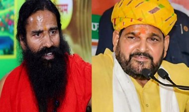 पतंजलि का घी नकली कहना पड़ा भारी! बाबा रामदेव ने बृजभूषण सिंह पर ठोका 50 करोड़ मानहानि का मुकदमा