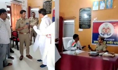 बिना जांच कैसे बैठा लिया.. थाने में इंस्पेक्टर से भिड़े विधायक अनिल त्रिपाठी, 40 मिनट चली बहस, जांच शुरू