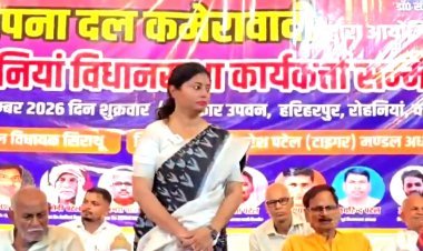पीएम मोदी को बताया स्वघोषित भगवान, वाराणसी में गरजी पल्लवी पटेल, यूपी में सरकार बदलने का दावा