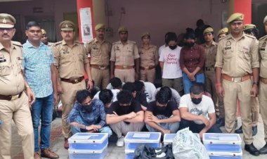 लखनऊ में बैठकर अमेरिकियों से ठगे 100 करोड़! कॉल सेंटर का जाल बिछाया, 16 गिरफ्तार; रात भर चलता था फर्जी सुरक्षा एजेंसी का खेल