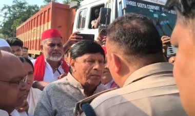 लिमिट में रहो... क्या करोगे तुम? हापुड़ में सीओ से भिड़े सपा सांसद रामजी लाल सुमन