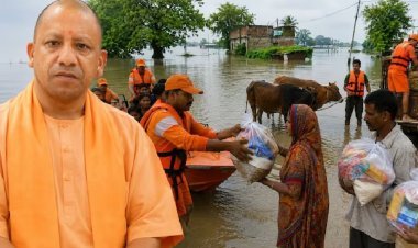 गंडक के बढ़ते जलस्तर के बीच योगी सरकार का राहत अभियान तेज, प्रभावितों तक शीघ्र पहुंच रही मदद