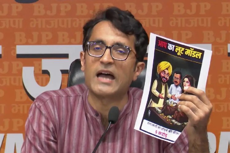 बीजेपी का बड़ा आरोप: पंजाब सीएम भगवंत मान और पत्नी पर 5 करोड़ में रेप केस सेटल करने का रैकेट चलाने का दावा