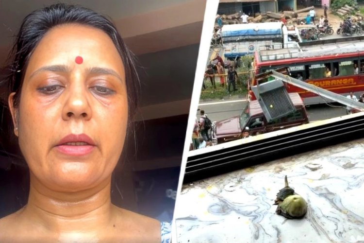 महुआ मोइत्रा पर अंडे फेंके गए! TMC सांसद का आरोप- BJP कार्यकर्ताओं ने पुलिस की मदद से हमला किया, SC जज पर भी कसा तंज