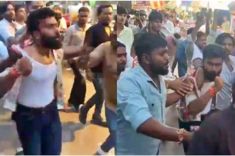 अलीगढ़ में करणी सेना जिलाध्यक्ष पर 150 की भीड़ का हमला: बेल्टों से पीटा, अंबेडकर पार्क में ले जाकर लगवाए जय भीम के नारे