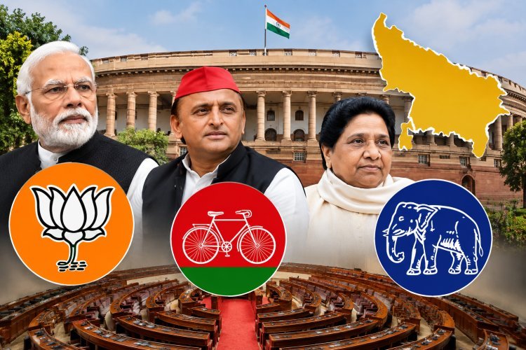 यूपी में राज्यसभा का बड़ा खेल! बीजेपी की 8 सीटें तय, सपा को होगा फायदा, बीएसपी होगी साफ?