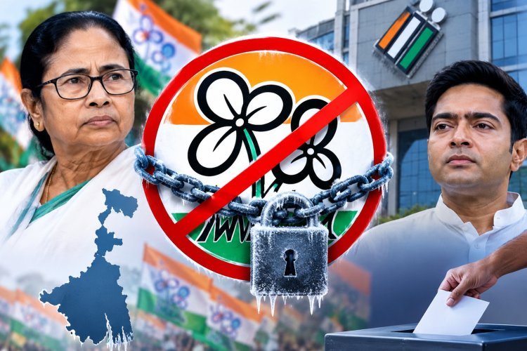 बंगाल में टीएमसी का नाम-चिह्न फ्रीज, दोनों गुटों को बड़ा झटका, इन पार्टियों का चुनाव चिन्ह हो चुका है फ्रीज