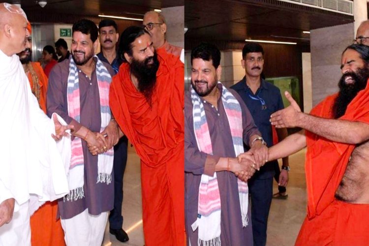 कभी ‘नकली घी’ तो कभी ‘कनाडा का कचरा’, अब बाबा रामदेव से ऐसे मिले बृजभूषण, खत्म हुआ विवाद
