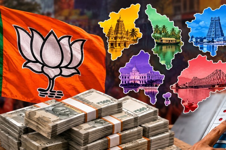 राज्यों के चुनाव में BJP ने फूंके 529 करोड़, अकेले बंगाल में 287 करोड़ का खर्च