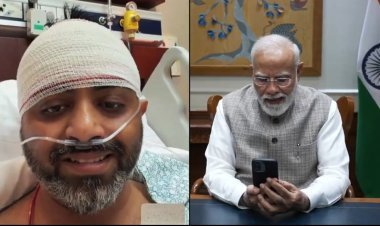 हनुमान चालीसा पढ़ते रहे कैप्टन स्मित, पीएम मोदी से बोले- हम जान लेने वाले नहीं, जान बचाने वाले हैं