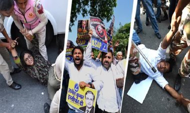 आतिशी, वृंदा कारत समेत 700 से ज्यादा हिरासत में… CEC ज्ञानेश कुमार के खिलाफ प्रदर्शन पर पुलिस का एक्शन