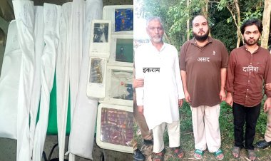 पंपगन, बंदूक, राइफल और 425 कारतूस... सहारनपुर में हथियारों का जखीरा देख एसटीएफ का चकराया माथा