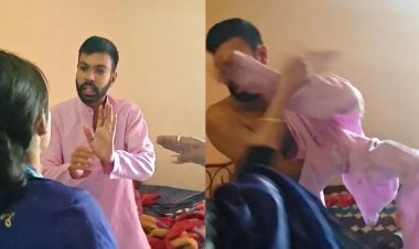 मुझे भगाकर लाया था, अब ये क्या कर रहा है? होटल में पति को रंगे हाथ पकड़ पत्नी का हंगामा