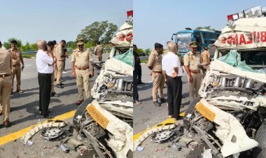 सुल्तानपुर हादसा: मुख्यमंत्री ने किया मुआवजे का ऐलान, मृतकों के परिजनों को दी जाएगी 2-2 लाख रुपए की मदद