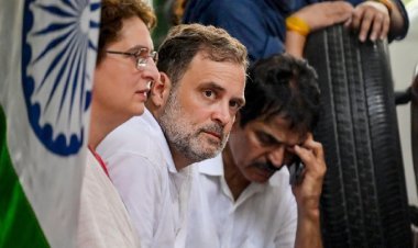 हिरासत में राहुल-प्रियंका, पुलिस ने आकाशवाणी भवन भी खाली कराया