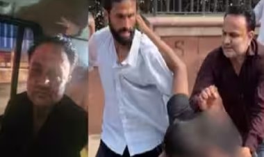 वायरल वीडियो में प्रदर्शनकारी पर हमला... महिला को भी नहीं छोड़ा; दिल्ली पुलिस ने 4 आरोपियों को दबोचा