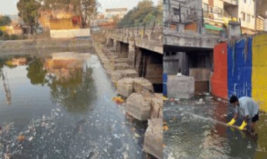 8 महीने की मेहनत बेकार! बिट्टू तबाही का दिल टूटा, अजनार नदी फिर कचरे से पट गई