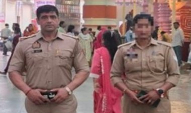 MMS वायरल होने के बाद निलंबित दरोगा ने महिला पुलिसकर्मी से कर ली शादी! मंदिर से आया वीडियो, लगाए ये गंभीर आरोप