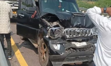 पूर्वांचल एक्सप्रेसवे पर राहुल गांधी के काफिले में हादसा, उनकी कार सुरक्षित