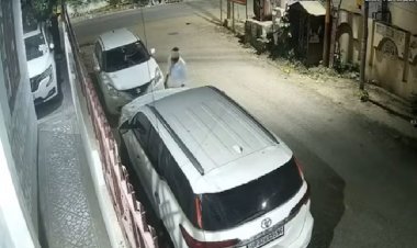 50 सेकेंड में उड़ा दी 50 लाख की फॉर्च्यूनर! लंगड़ा चोर भाजपा नेता की गाड़ी लेकर फरार
