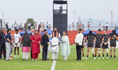राजगीर में भारत-न्यूज़ीलैंड के बीच रग्बी इंटरनेशनल मुकाबले का जोरदार आगाज, CM सम्राट ने प्रतियोगिता का किया उद्घाटन
