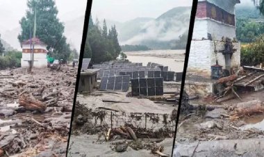 भूटान में ग्लेशियल झील फटी, असम-बंगाल में बाढ़ का अलर्ट; संकोश नदी पर हाई अलर्ट, हजारों लोग सुरक्षित निकाले गए