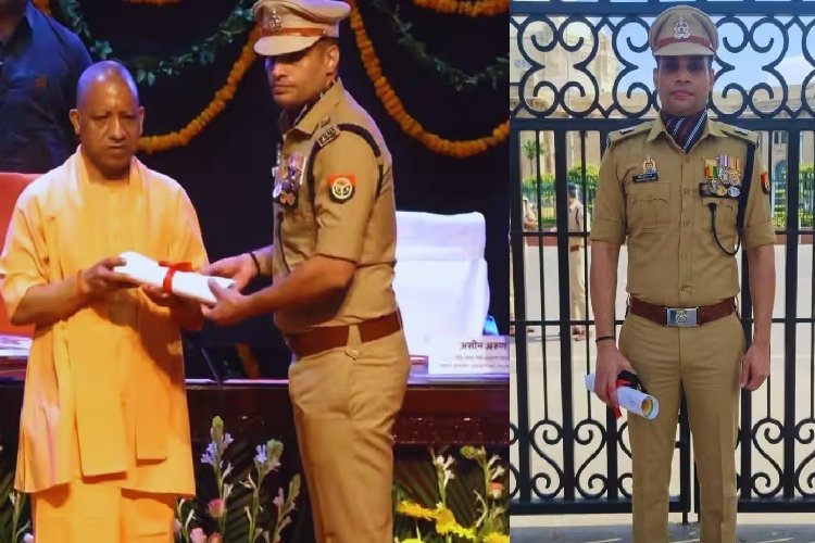 अशोक कुमार मीणा को गैलेंट्री मेडल, अमित श्रीवास्तव को राष्ट्रपति और मुख्यमंत्री वीरता पदक, CM योगी ने किया सम्मानित
