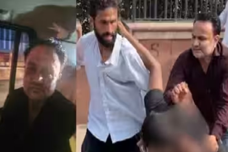 वायरल वीडियो में प्रदर्शनकारी पर हमला... महिला को भी नहीं छोड़ा; दिल्ली पुलिस ने 4 आरोपियों को दबोचा