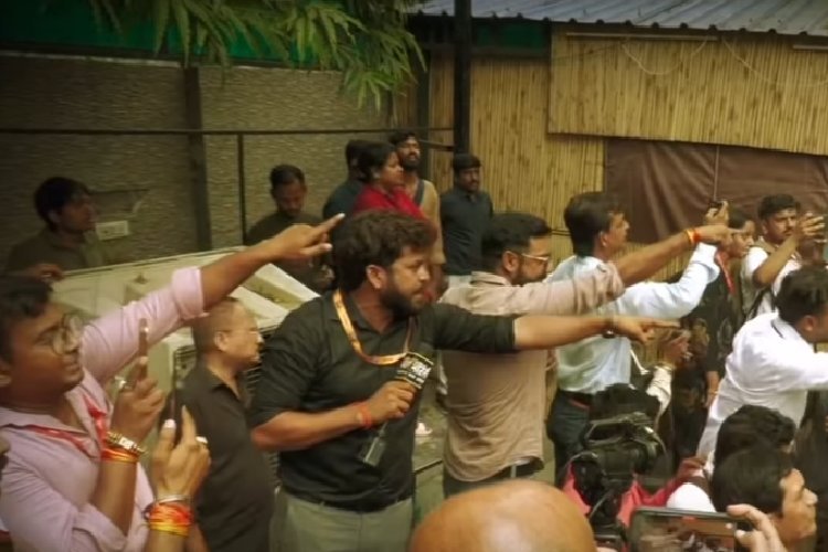 पत्रकार अभिषेक शांडिल्य के सवालों से भागे CJP नेता, ''पप्पू मीडिया को दिए जवाब''