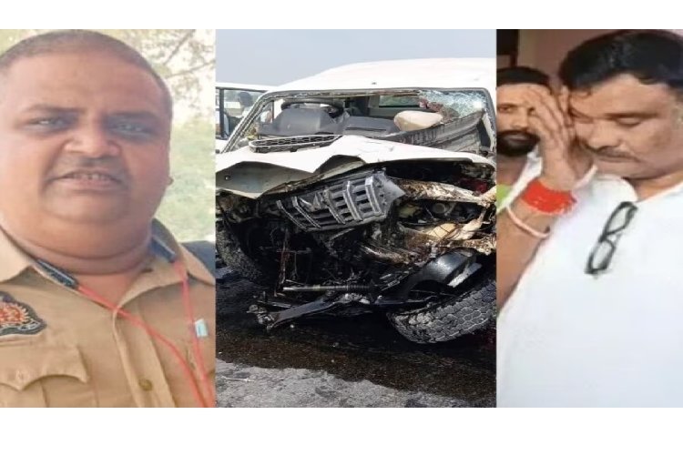 पूर्व सांसद सुब्रत पाठक के काफिले की स्कॉर्पियो पलटी, हेड कांस्टेबल की दर्दनाक मौत; ड्राइवर-सिपाही गंभीर घायल