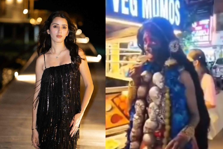 मां काली के रूप में मोमोज खातीं यूट्यूबर नीतू बिष्ट! हल्द्वानी में कर्णी सेना भड़की, FIR की मांग