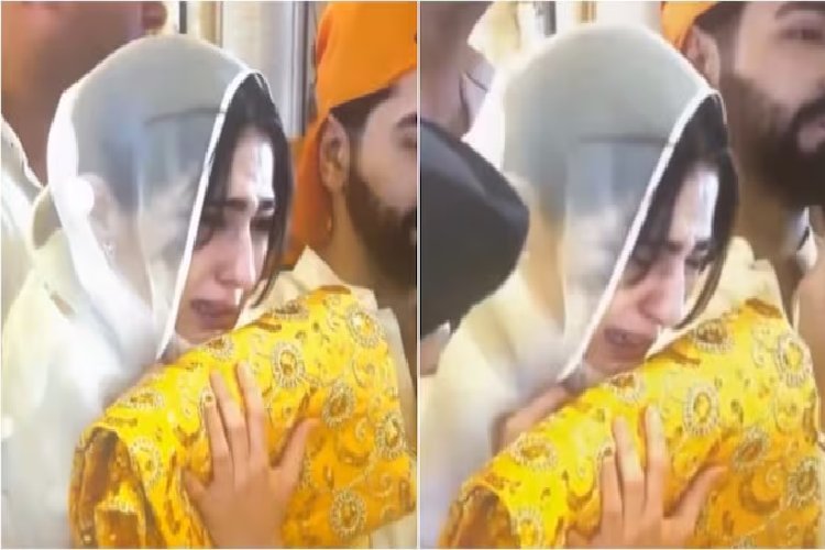 सारा अली खान स्वर्ण मंदिर में भावुक होकर रो पड़ीं, आयुष्मान खुराना संग दर्शन