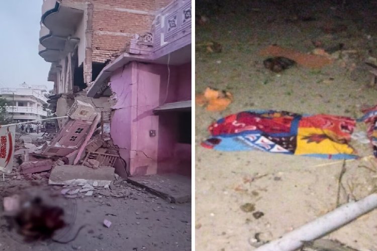 सीवान में पटाखा बनाते समय भीषण विस्फोट, 7 की मौत; शवों के टुकड़े उड़कर बाहर गिरे