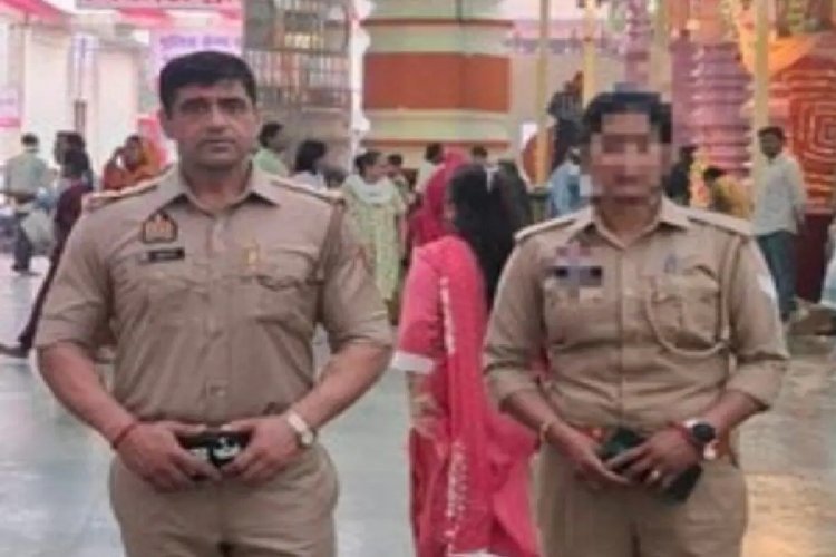 MMS वायरल होने के बाद निलंबित दरोगा ने महिला पुलिसकर्मी से कर ली शादी! मंदिर से आया वीडियो, लगाए ये गंभीर आरोप