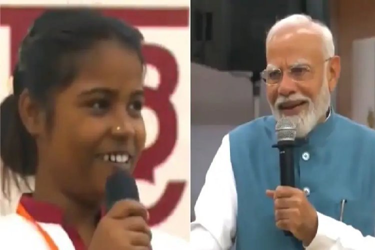 'योगी जी को धन्यवाद कहिए'… सुरक्षा की तारीफ कर रही लड़की से बोले पीएम मोदी