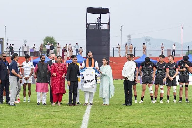 राजगीर में भारत-न्यूज़ीलैंड के बीच रग्बी इंटरनेशनल मुकाबले का जोरदार आगाज, CM सम्राट ने प्रतियोगिता का किया उद्घाटन