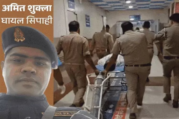 वाराणसी में सिपाही को गोली मारने वाले 2 बदमाशों का एनकाउंटर, पुलिस ने पैर में गोली मारी; कुल 3 आरोपी गिरफ्तार